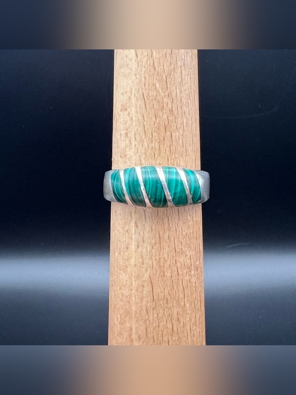 TAXCO Mexico Malachite Ring